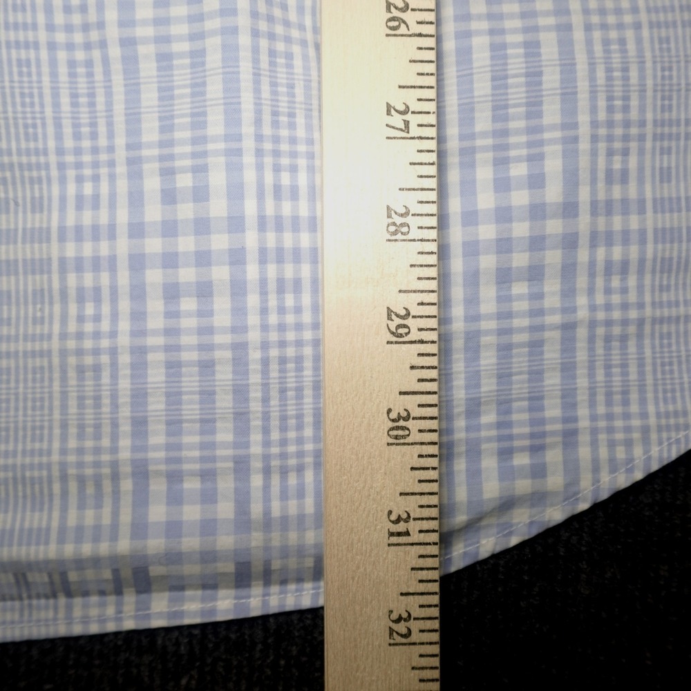 Bugatchi Uomo Button Down Shirt Lavender Plaid Ve… - image 6